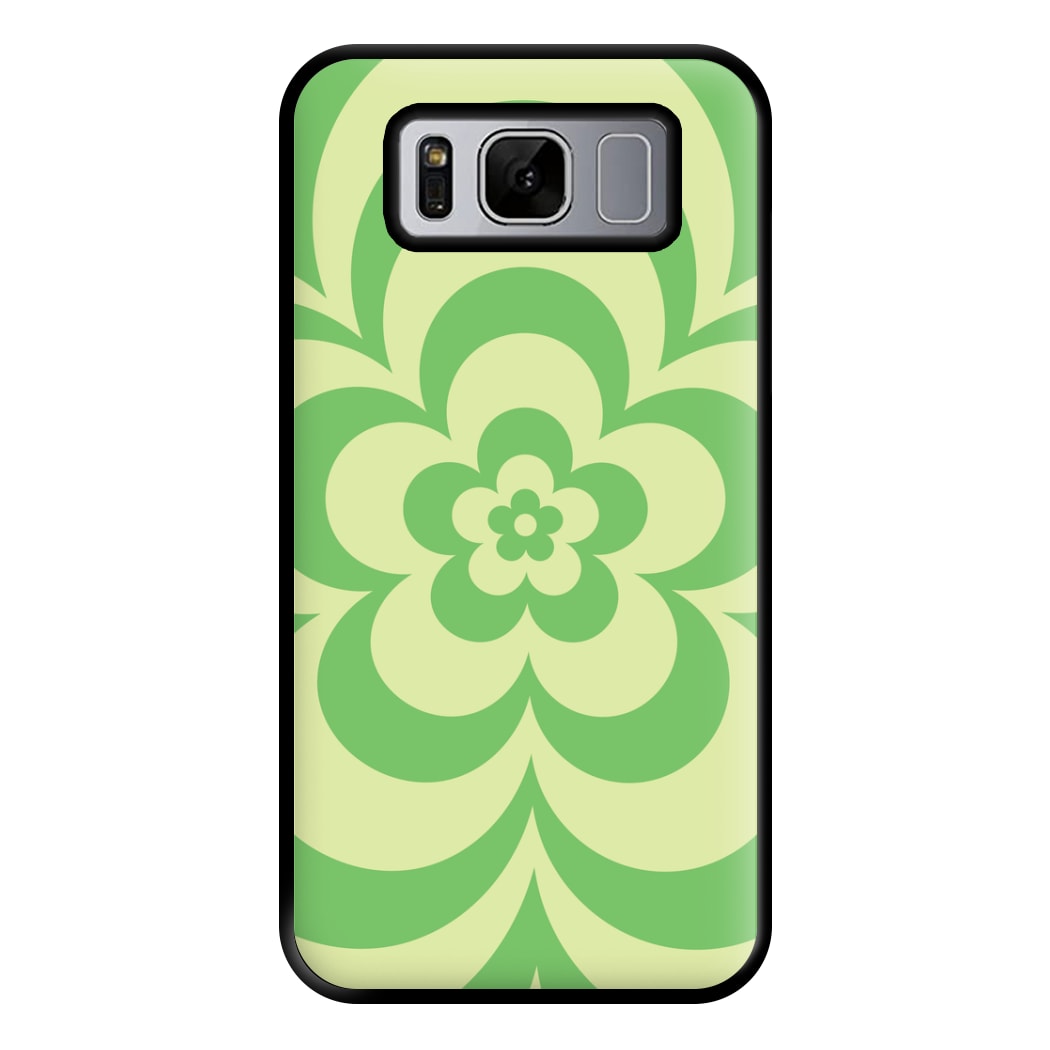 Green Abstract Flower Pattern  Phone Case for Galaxy S8 Plus