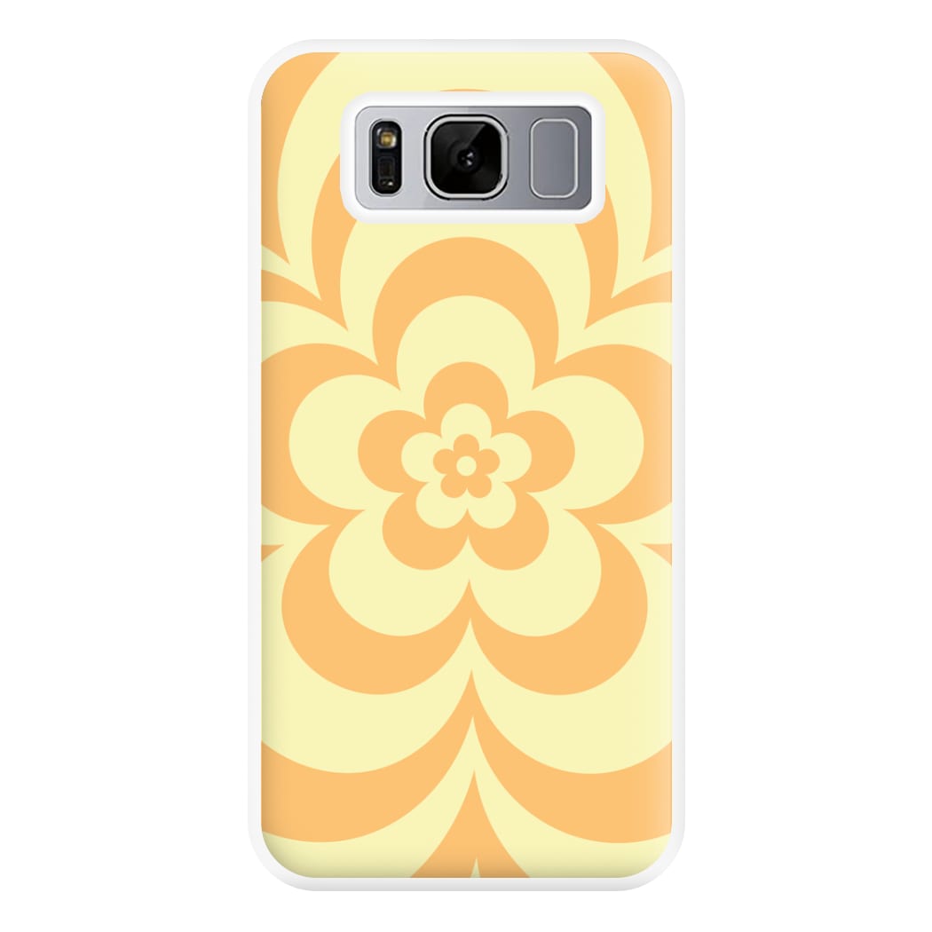 Yellow Abstract Flower Pattern  Phone Case for Galaxy S8 Plus