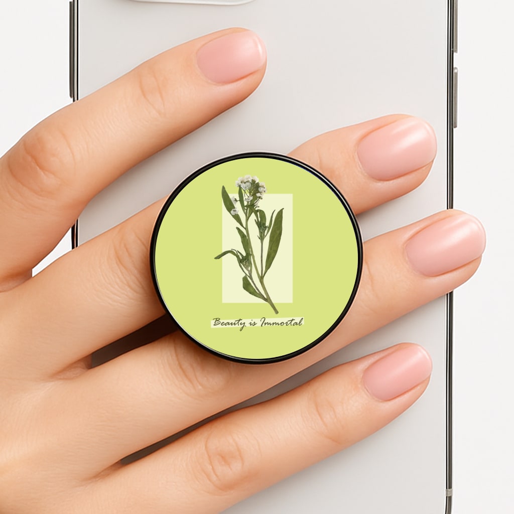 Beauty Is Immortal Press Flower FunGrip