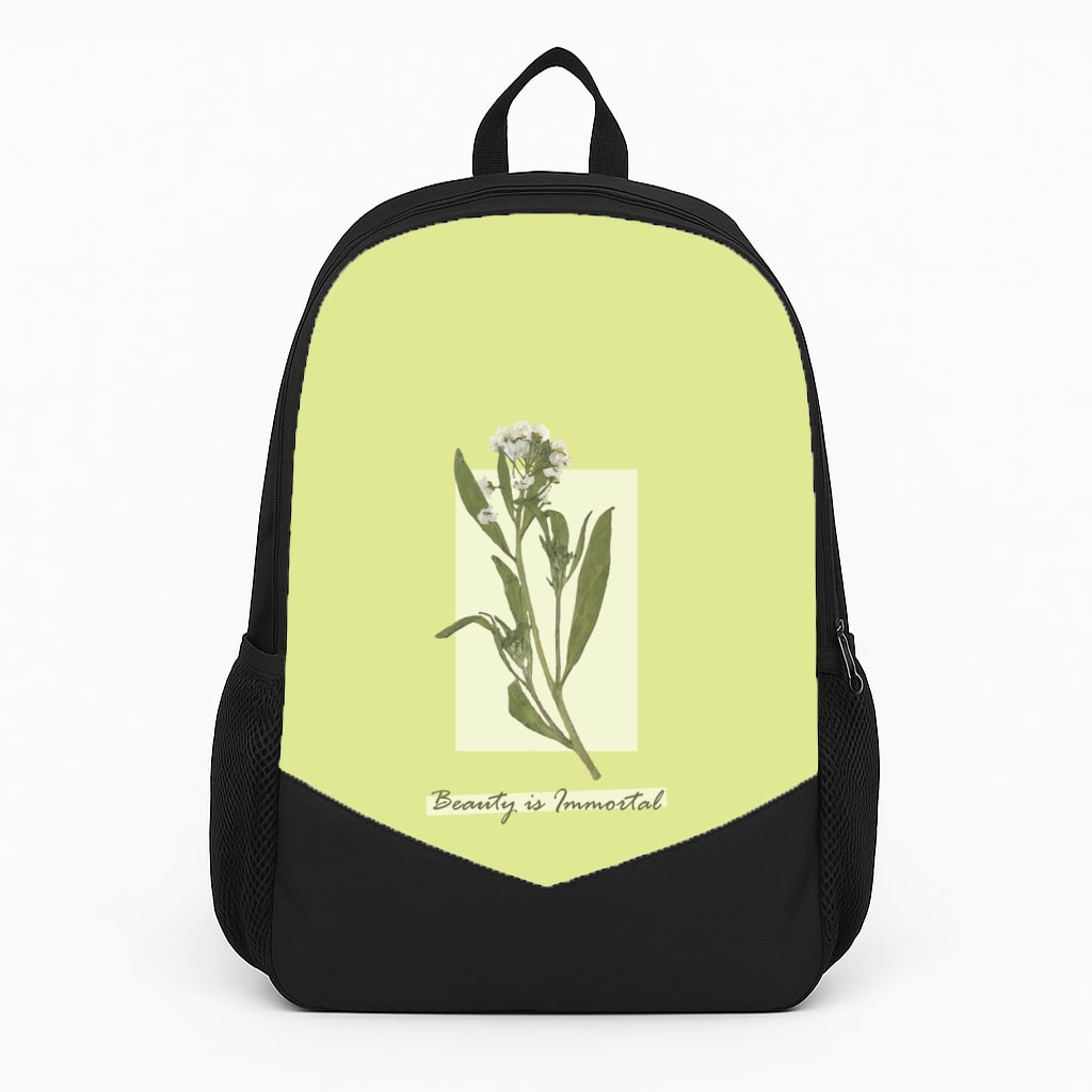Beauty Is Immortal Press Flower Backpack