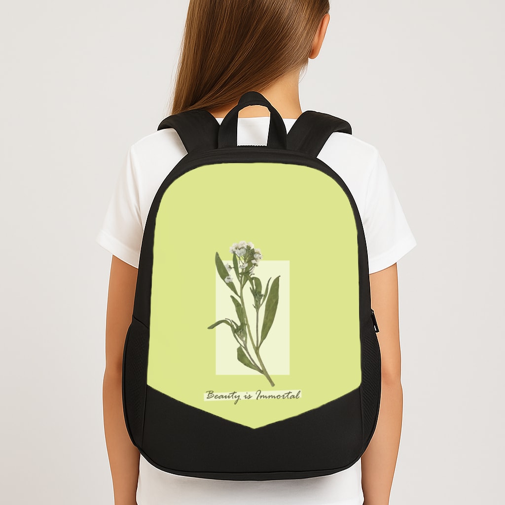Beauty Is Immortal Press Flower School Bag