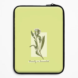 Beauty Is Immortal Press Flower Universal Laptop Sleeve