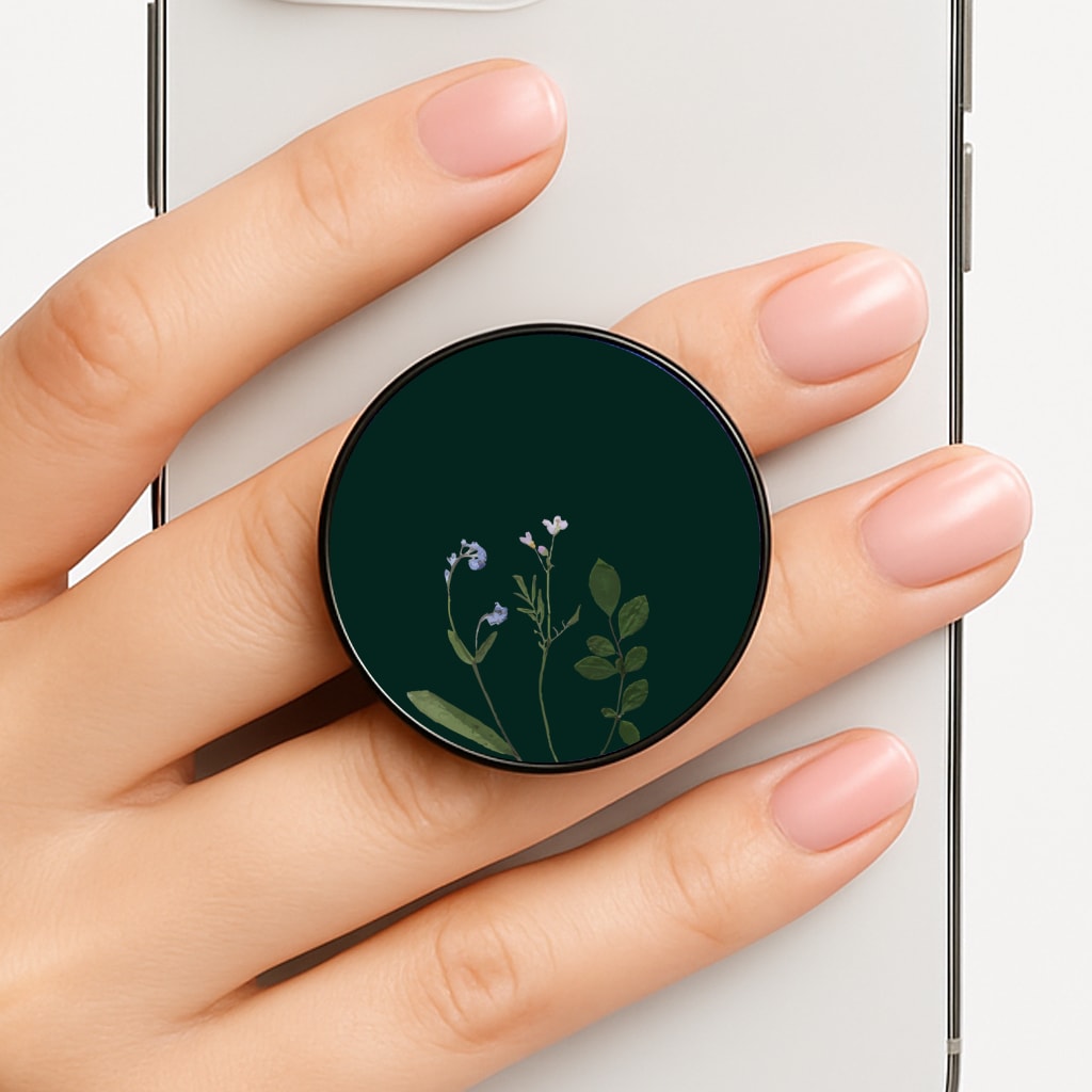 Follow Your Own Path Dark Green Phone Grip