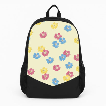 Pastel Pressed Flowers Pattern Backpack