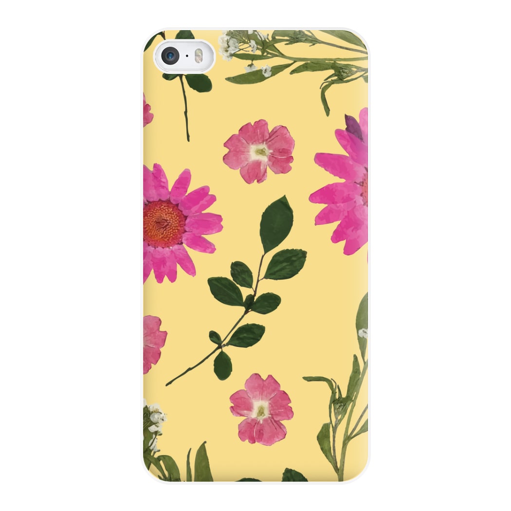Pressed Plants Yellow Phone Case for iPhone 5 / 5s / SE 2016