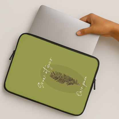 Grow At Your Own Pace Fern MacBook Case