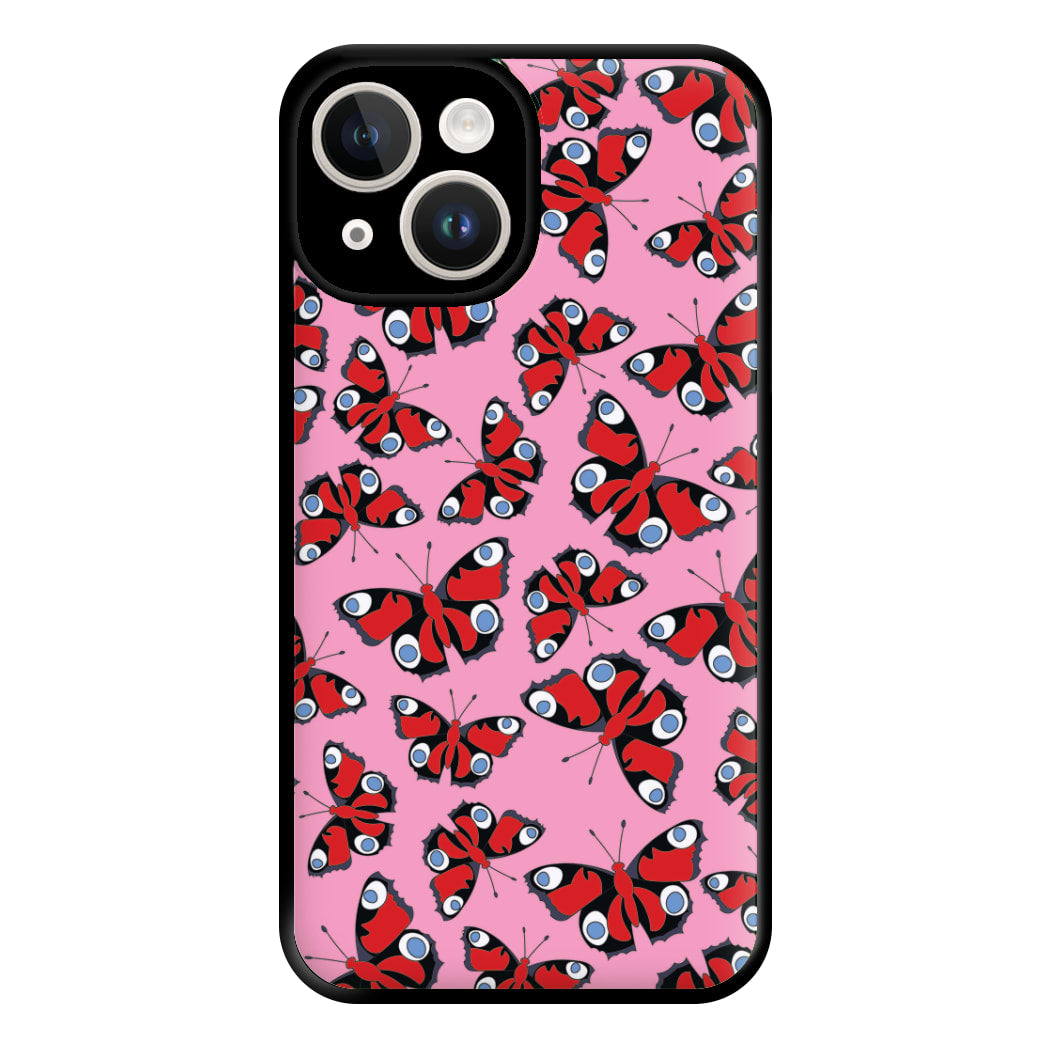 Red Butterfly - Butterfly Patterns Phone Case for iPhone 14