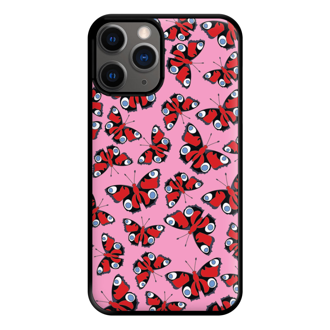 Red Butterfly - Butterfly Patterns Phone Case for iPhone 12 Pro Max