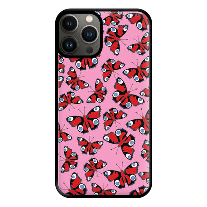 Red Butterfly - Butterfly Patterns Phone Case for iPhone 11 Pro Max