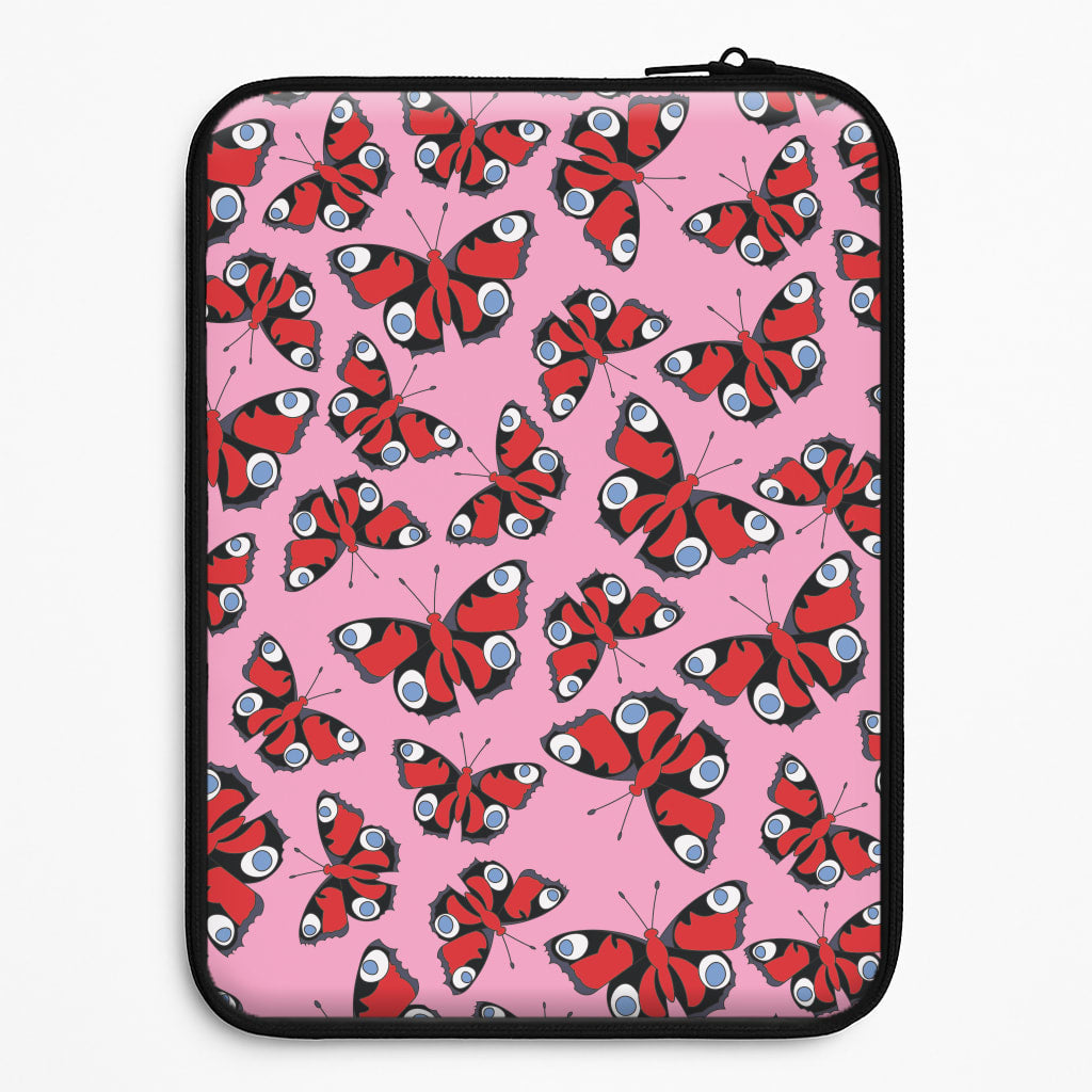 Red Butterfly - Butterfly Patterns Universal Laptop Sleeve