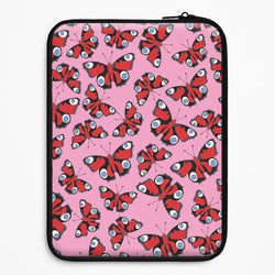 Red Butterfly - Butterfly Patterns Universal Laptop Sleeve