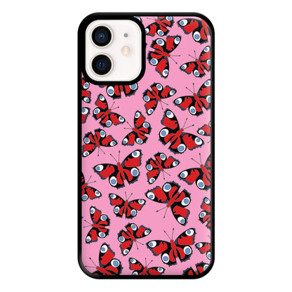 Red Butterfly - Butterfly Patterns Phone Case for iPhone 12 Mini