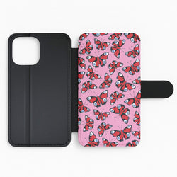 Red Butterfly - Butterfly Patterns Flip Phone Case