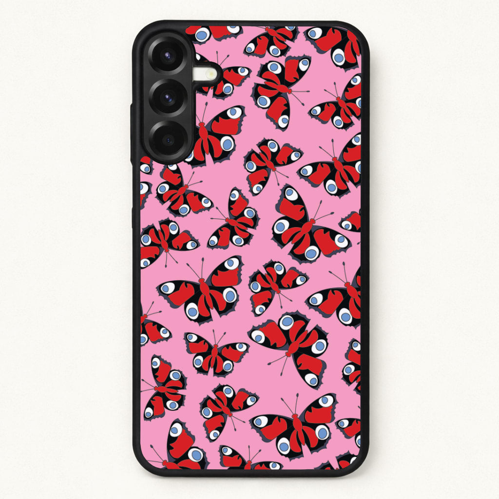 Red Butterfly - Butterfly Patterns Phone Case for Galaxy A37