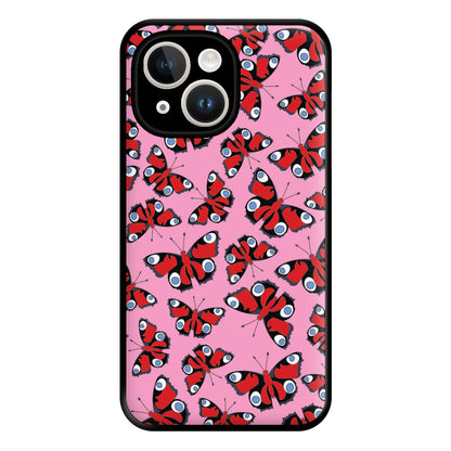 Red Butterfly - Butterfly Patterns Phone Case for iPhone 14 Plus