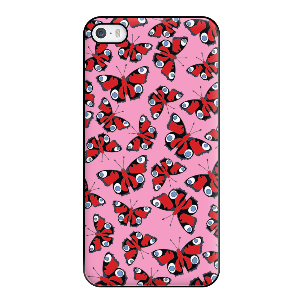 Red Butterfly - Butterfly Patterns Phone Case for iPhone 5 / 5s / SE 2016