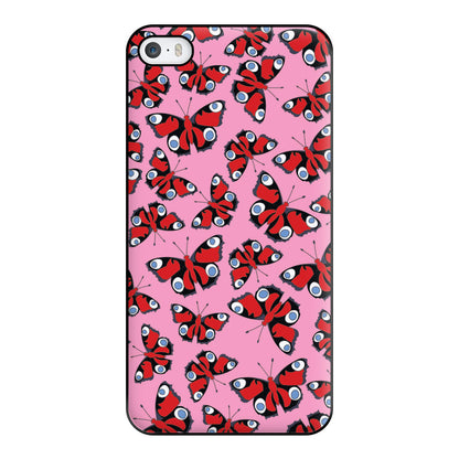 Red Butterfly - Butterfly Patterns Phone Case for iPhone 5 / 5s / SE 2016