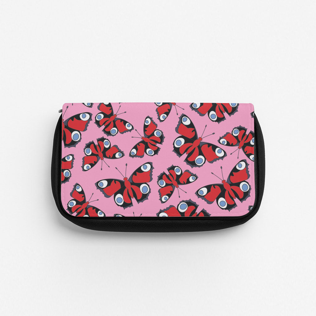 Red Butterfly - Butterfly Patterns Pencil Case