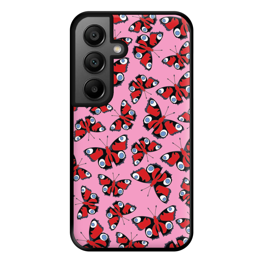 Red Butterfly - Butterfly Patterns Phone Case for Google Pixel 8