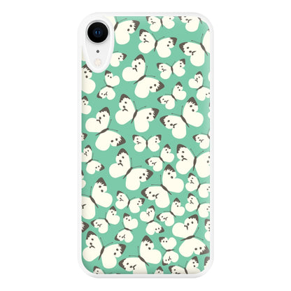 White Butterfly - Butterfly Patterns Phone Case for iPhone XR