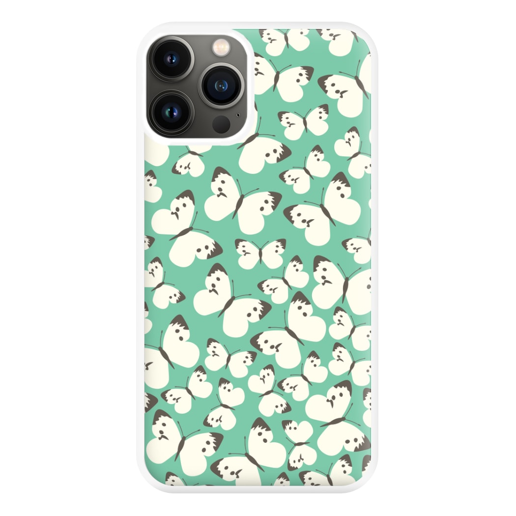 White Butterfly - Butterfly Patterns Phone Case for iPhone 11 Pro Max