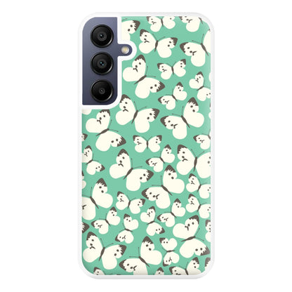 White Butterfly - Butterfly Patterns Phone Case for Galaxy A16