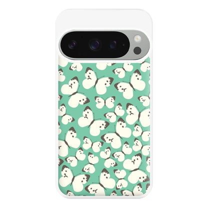 White Butterfly - Butterfly Patterns Phone Case for Google Pixel 9 Pro XL