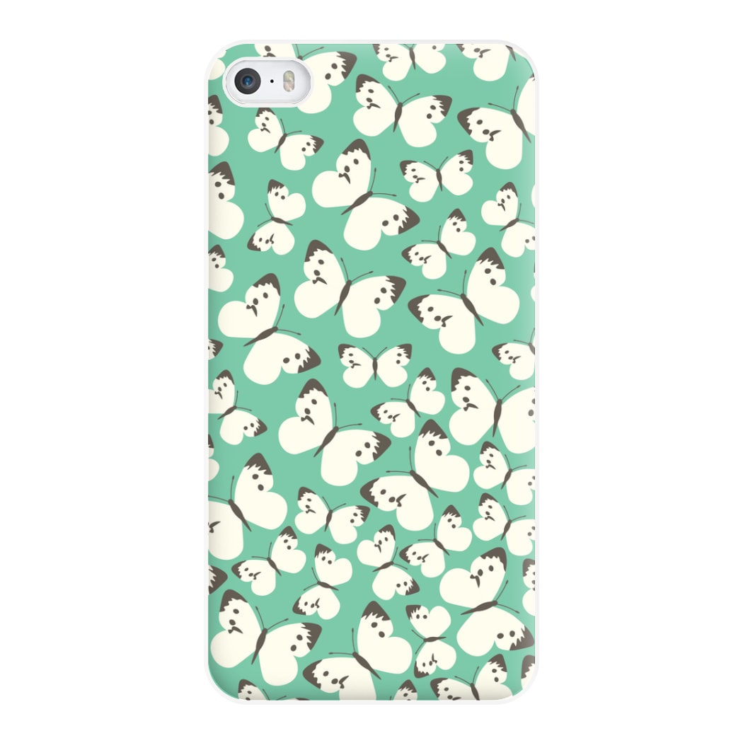 White Butterfly - Butterfly Patterns Phone Case for iPhone 5 / 5s / SE 2016