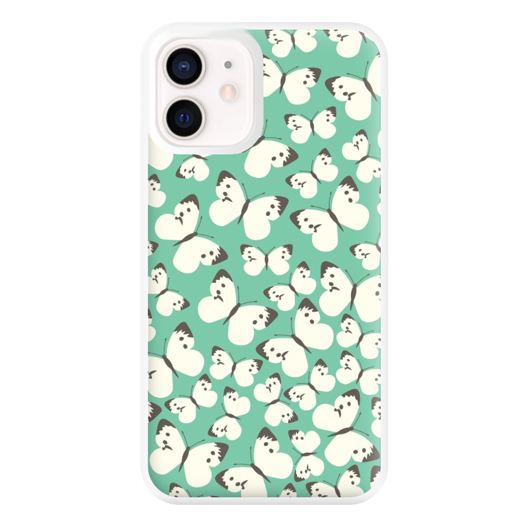 White Butterfly - Butterfly Patterns Phone Case for iPhone 12 Mini