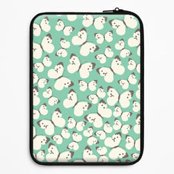 White Butterfly - Butterfly Patterns Universal Laptop Sleeve