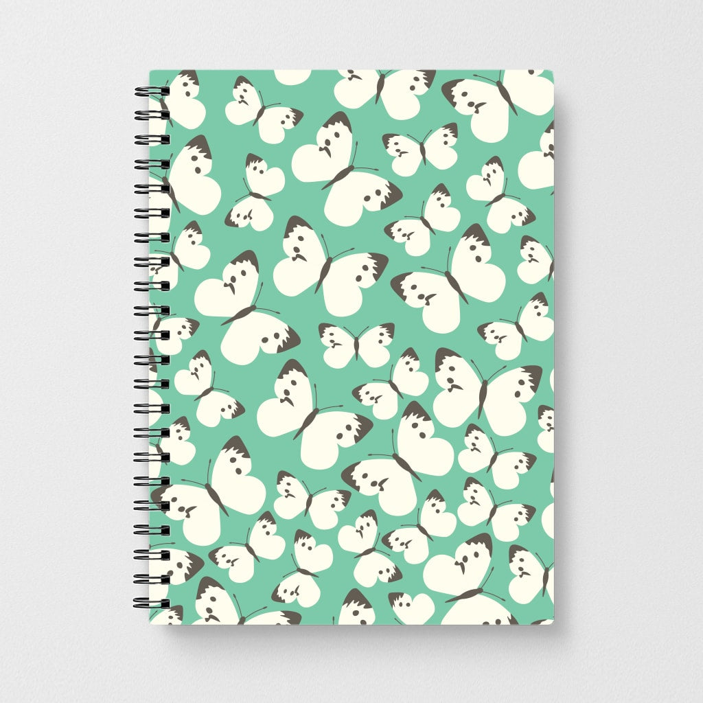 White Butterfly - Butterfly Patterns Notebook