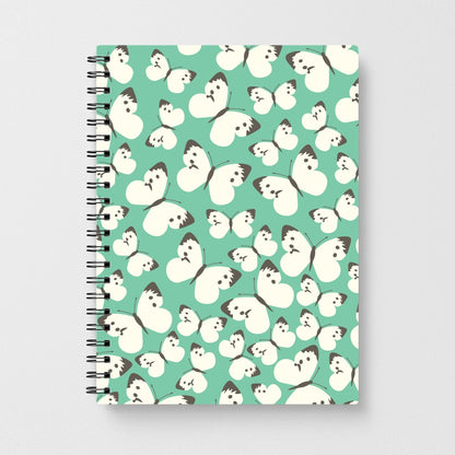 White Butterfly - Butterfly Patterns Notebook