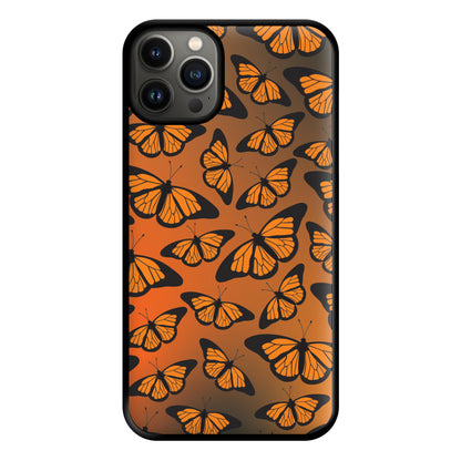 Orange Gradient Butterfly - Butterfly Patterns Phone Case for iPhone 13