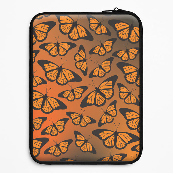 Orange Gradient Butterfly - Butterfly Patterns Universal Laptop Sleeve