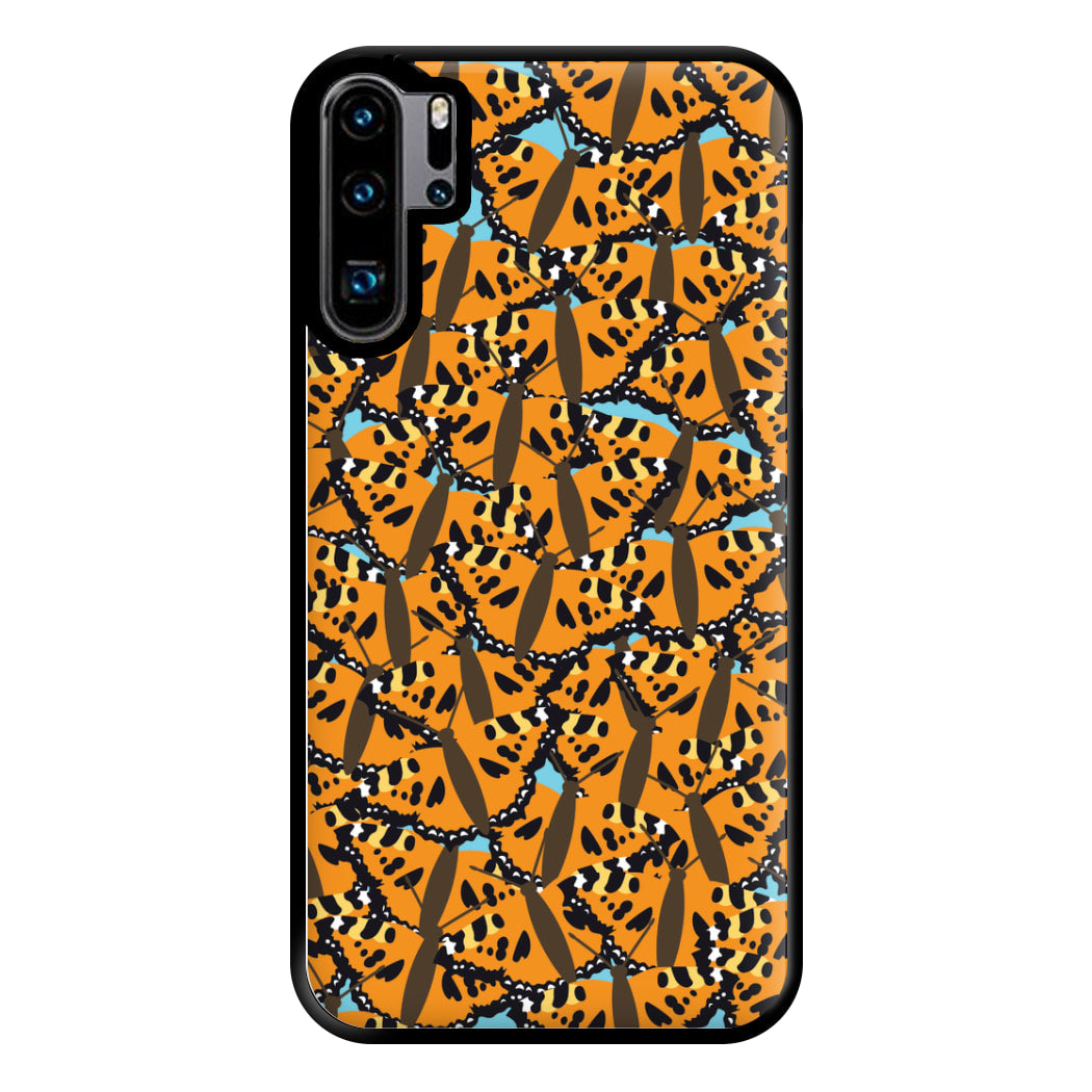 Orange Butterfly - Butterfly Patterns Phone Case for Huawei P30 Pro