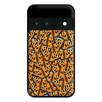 Orange Butterfly - Butterfly Patterns Phone Case for Google Pixel 6a