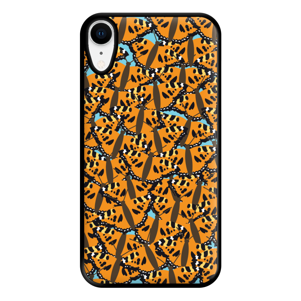 Orange Butterfly - Butterfly Patterns Phone Case for iPhone XR