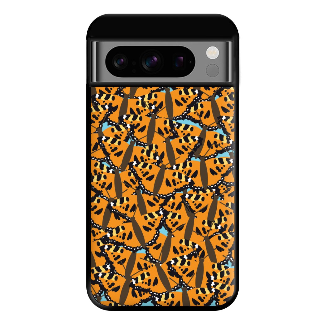 Orange Butterfly - Butterfly Patterns Phone Case for Google Pixel 8 Pro