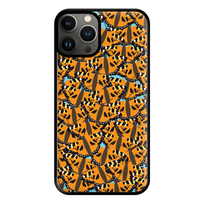 Orange Butterfly - Butterfly Patterns Phone Case for iPhone 11 Pro Max