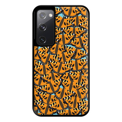 Orange Butterfly - Butterfly Patterns Phone Case for Galaxy S20FE