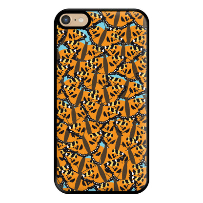 Orange Butterfly - Butterfly Patterns Phone Case for iPhone 6 Plus / 7 Plus / 8 Plus