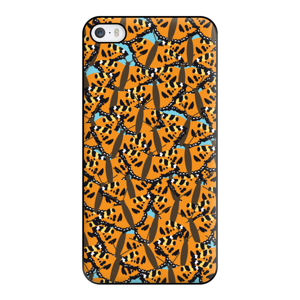 Orange Butterfly - Butterfly Patterns Phone Case for iPhone 5 / 5s / SE 2016