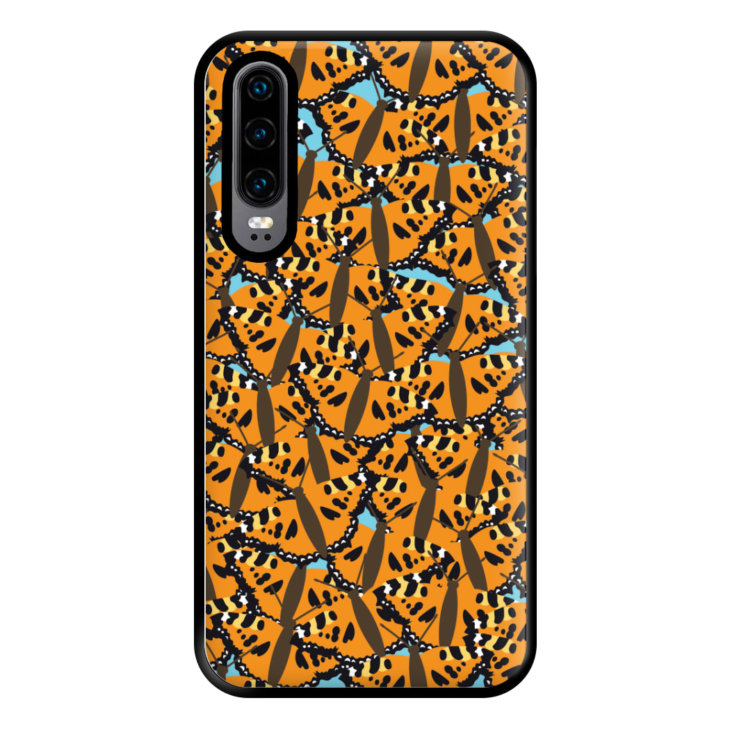 Orange Butterfly - Butterfly Patterns Phone Case for Huawei P30