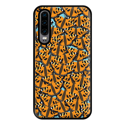 Orange Butterfly - Butterfly Patterns Phone Case for Huawei P30