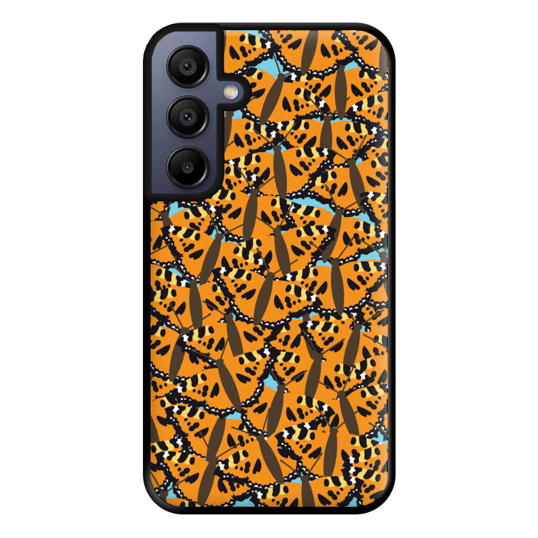 Orange Butterfly - Butterfly Patterns Phone Case for Galaxy A15