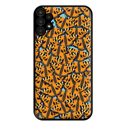 Orange Butterfly - Butterfly Patterns Phone Case for Galaxy A13