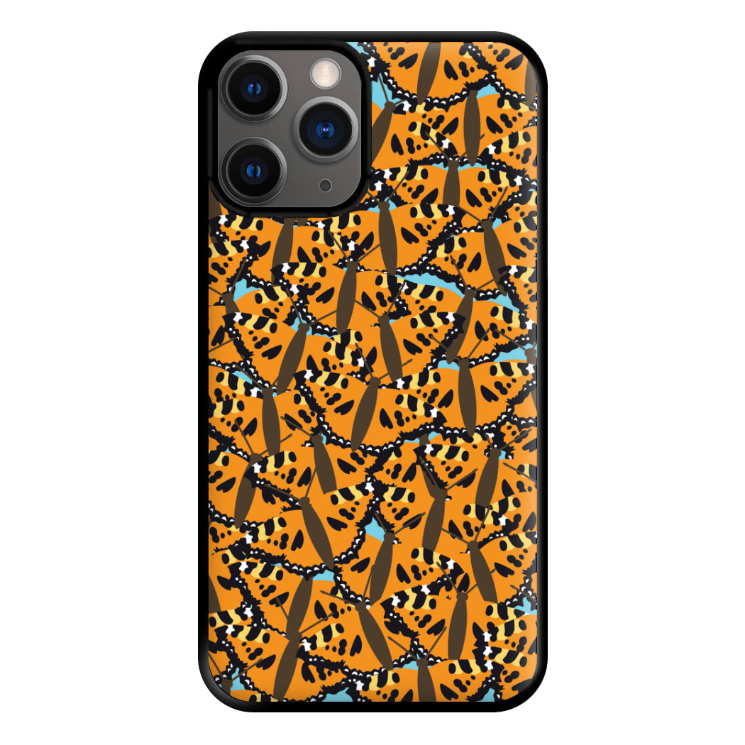 Orange Butterfly - Butterfly Patterns Phone Case for iPhone 12 Pro Max