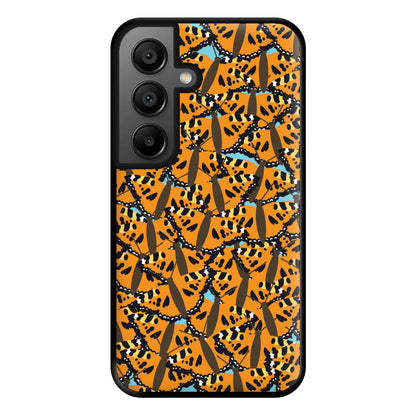 Orange Butterfly - Butterfly Patterns Phone Case for Google Pixel 8