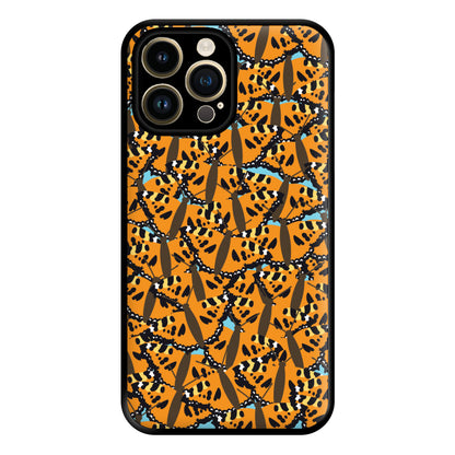 Orange Butterfly - Butterfly Patterns Phone Case for iPhone 14 Pro Max