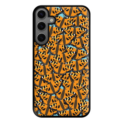 Orange Butterfly - Butterfly Patterns Phone Case for Galaxy S23FE